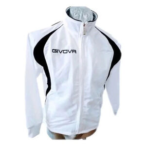 Givova Jacket  White Black Track Warm Up NEW